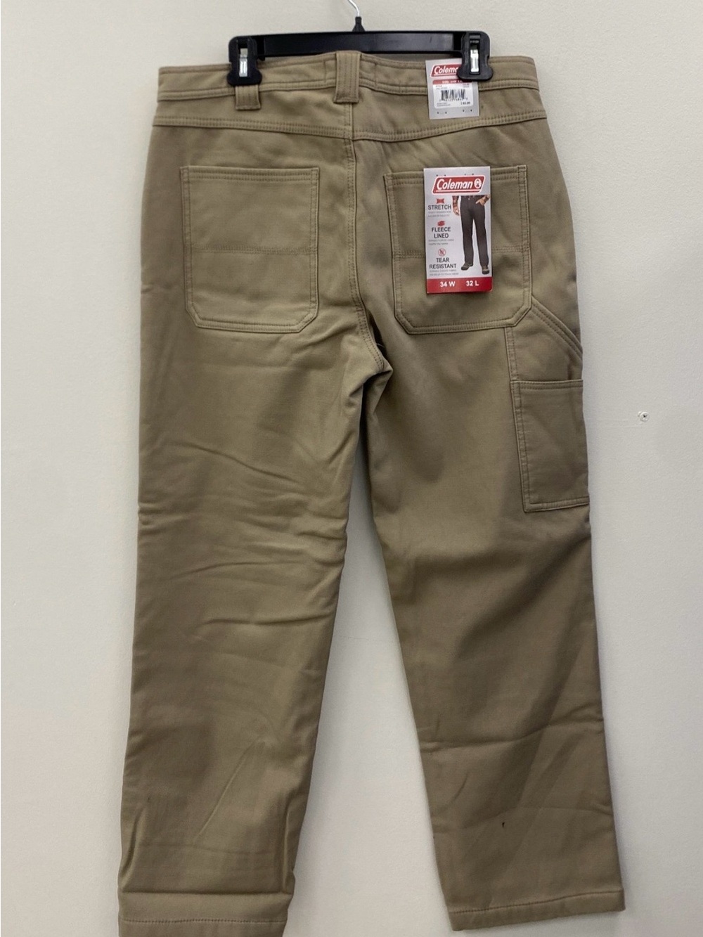 Coleman Men's Khaki Work Chinos - Tan Utility Pants
